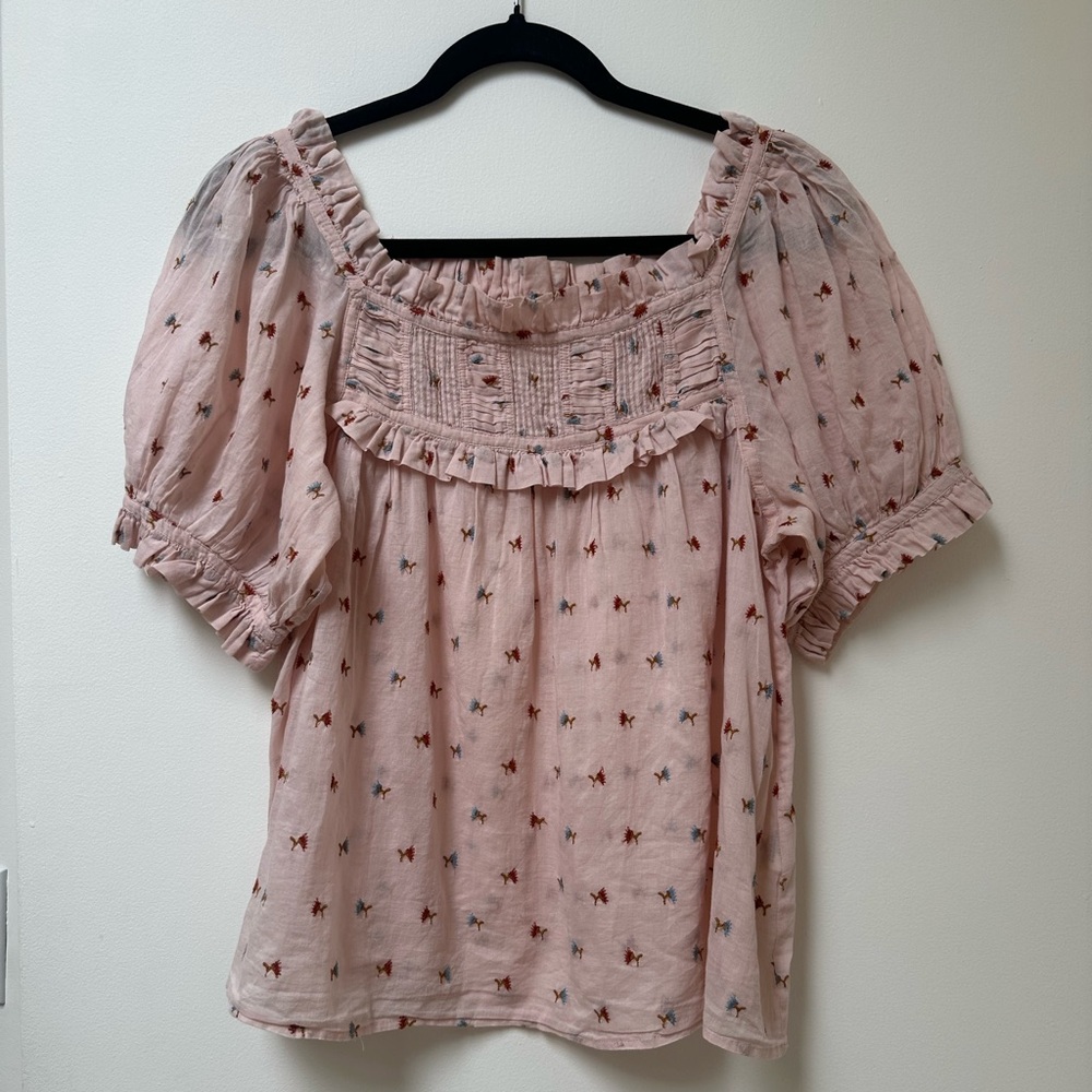 DOEN Frances top in Pink Bisou